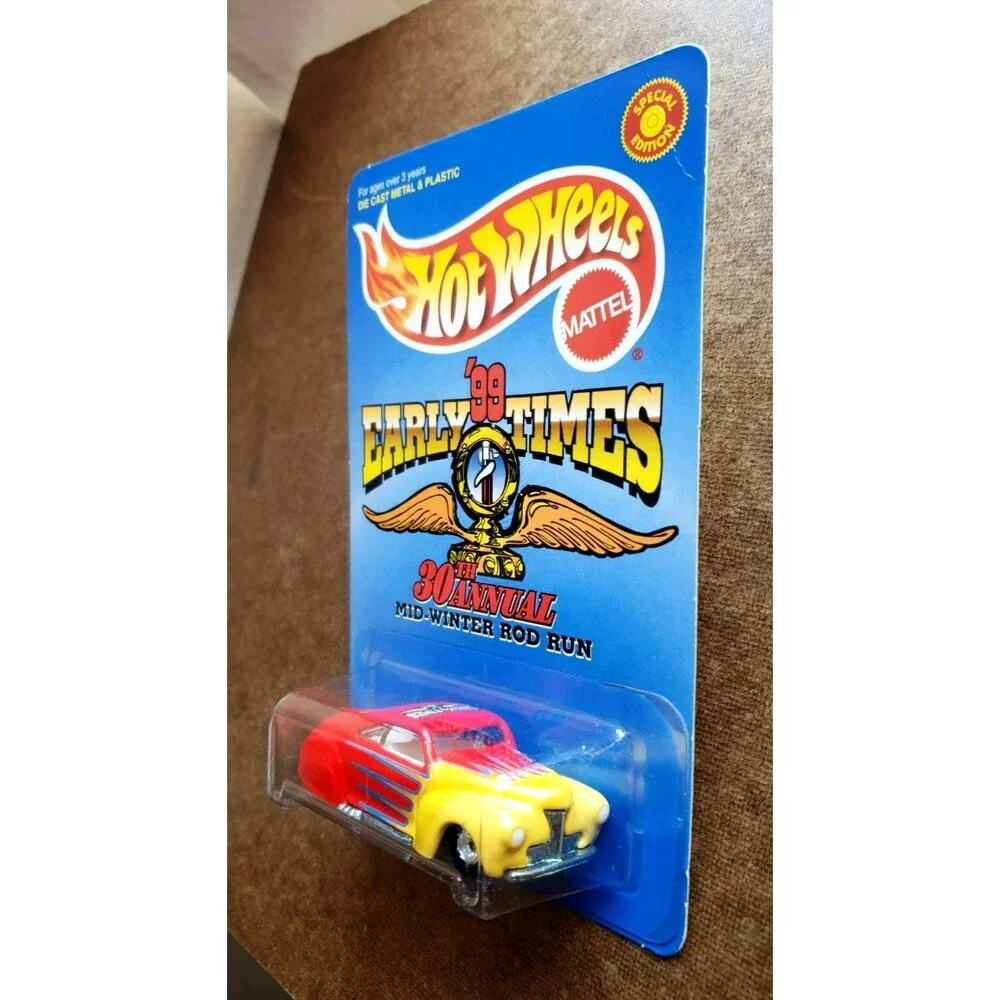 1999 Hot Wheels TAIL DRAGGER Red '99 EARLY TIMES 30Th. Annual Mid Winter Rod Run